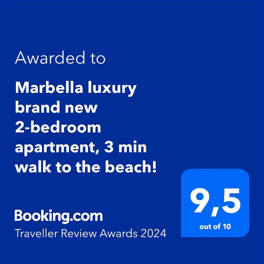 Marbella Luxury Brand New 2-Bedroom Apartment, 3 Min Walk To The Beach! Exterior photo